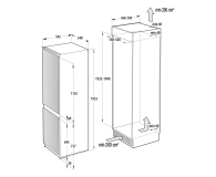 Gorenje Outlet NRKI519D61WF No Frost 193,2cm 35dB Zawiasy Ślizg - 1562390 - zdjęcie 8